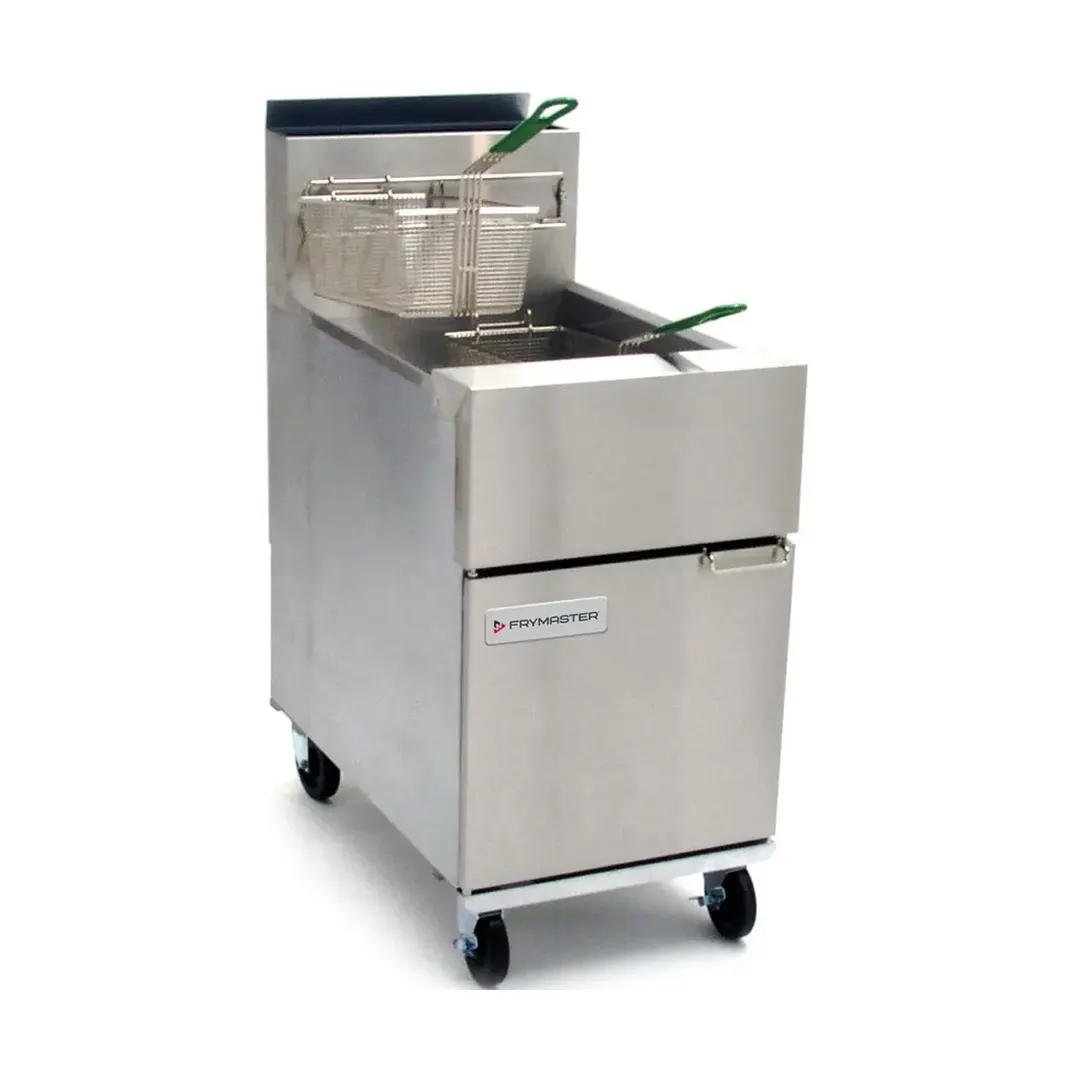 Frymaster/Dean SR162G 20" Floor Model Super Runner Gas Fryer with 75 lbs, 150.000 BTU