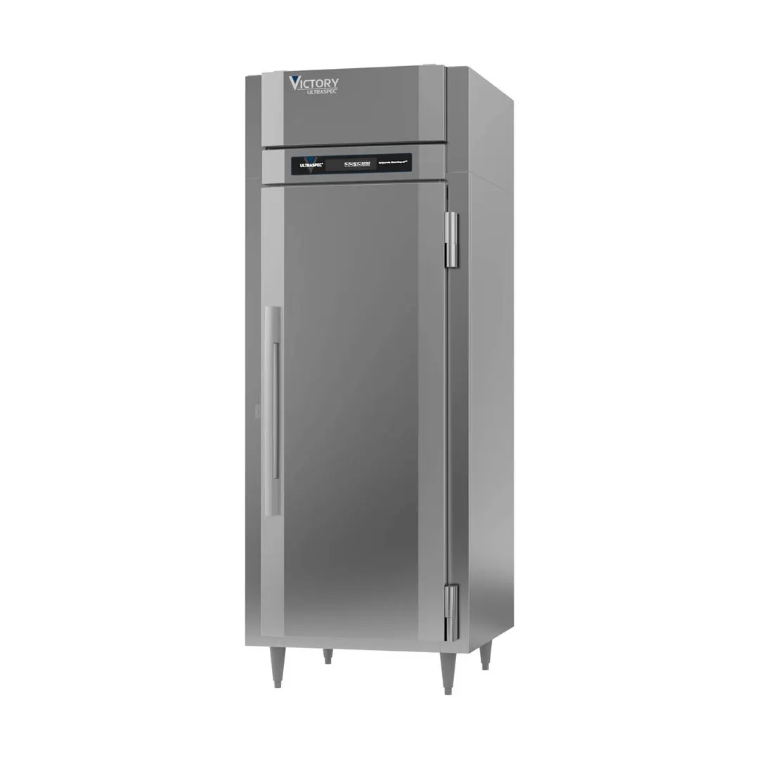 Victory FS-1D-S1-EW-HC 31.25" 1-Solid Door Reach-In Freezer, Top Mounted, 24 cu. ft., Stainless Steel