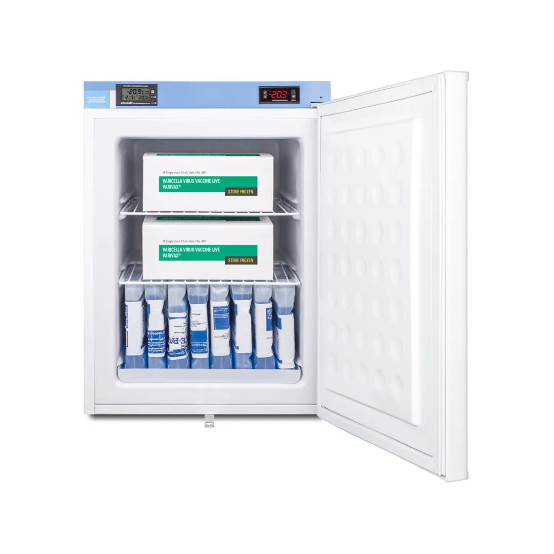 Accucold FS30LMED2 18-1/2" Solid Door Medical Undercounter Freezer, 1.8 cu. ft.
