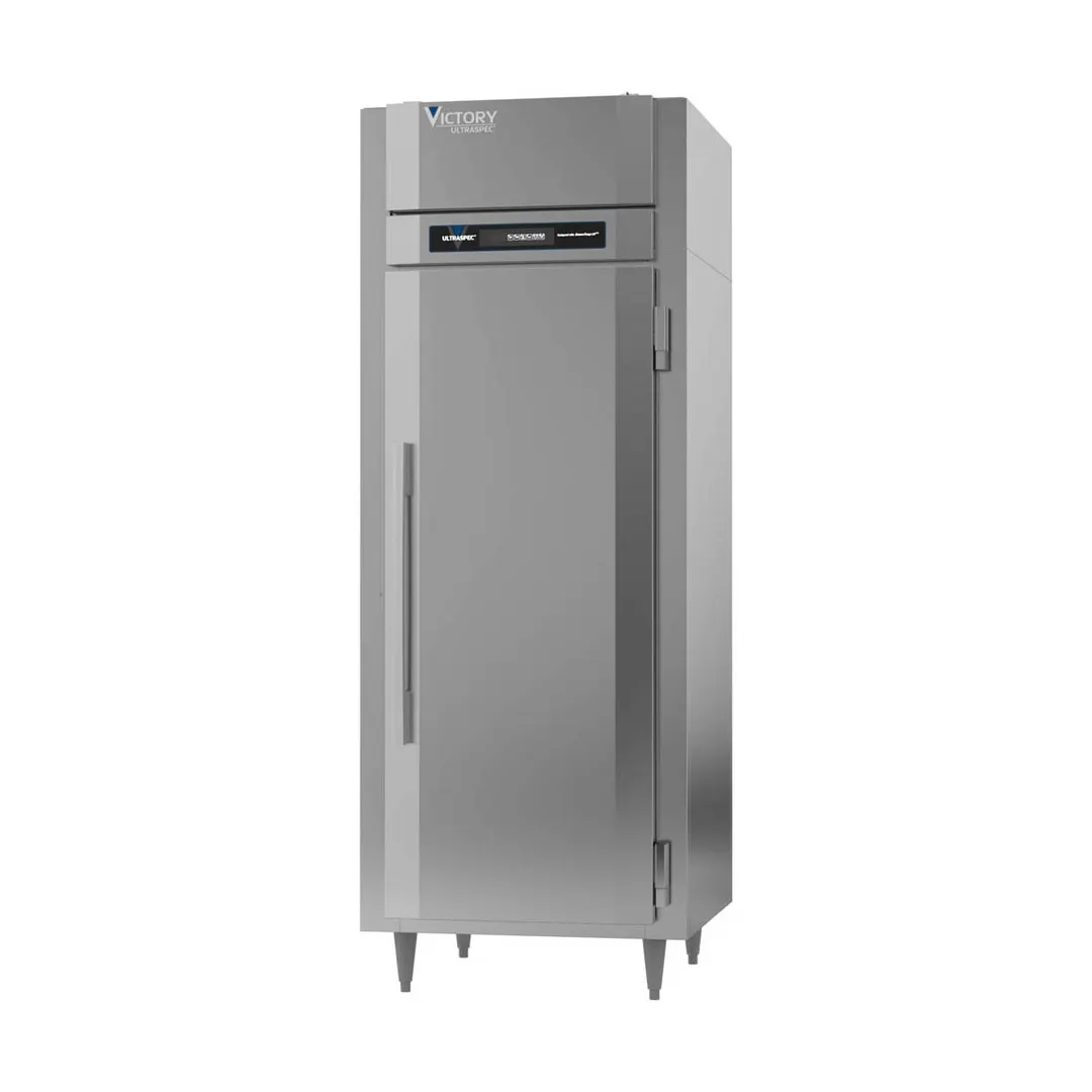 Victory FSA-1D-S1-EW-PT-HC 31" 2-Solid Door Pass-Thru Freezer, Top Mounted, 26 cu. ft., Stainless Steel