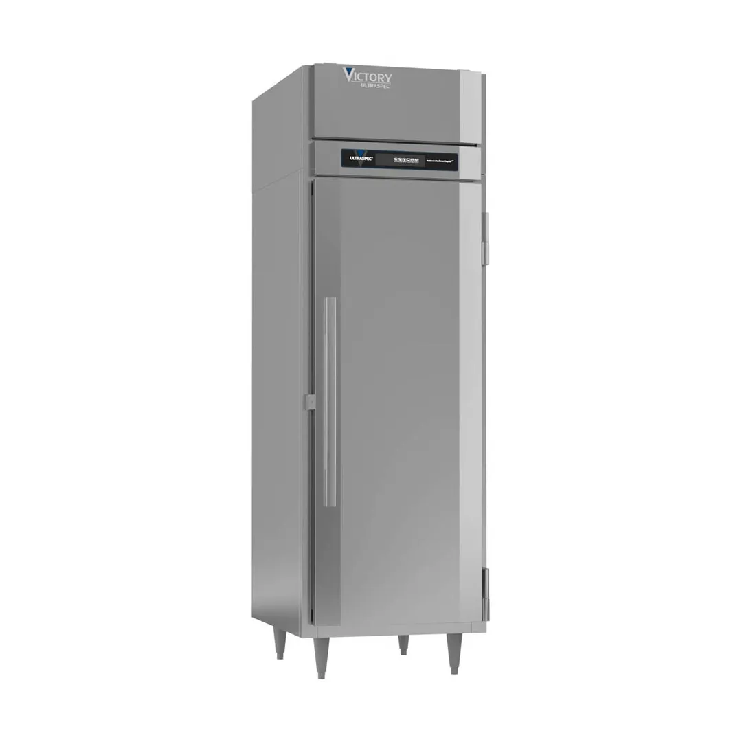 Victory FSA-1D-S1-HC 26.5" 1-Solid Door Reach-In Freezer, Top Mounted, 21 cu. ft., Stainless Steel Exterior, Aluminum Interior