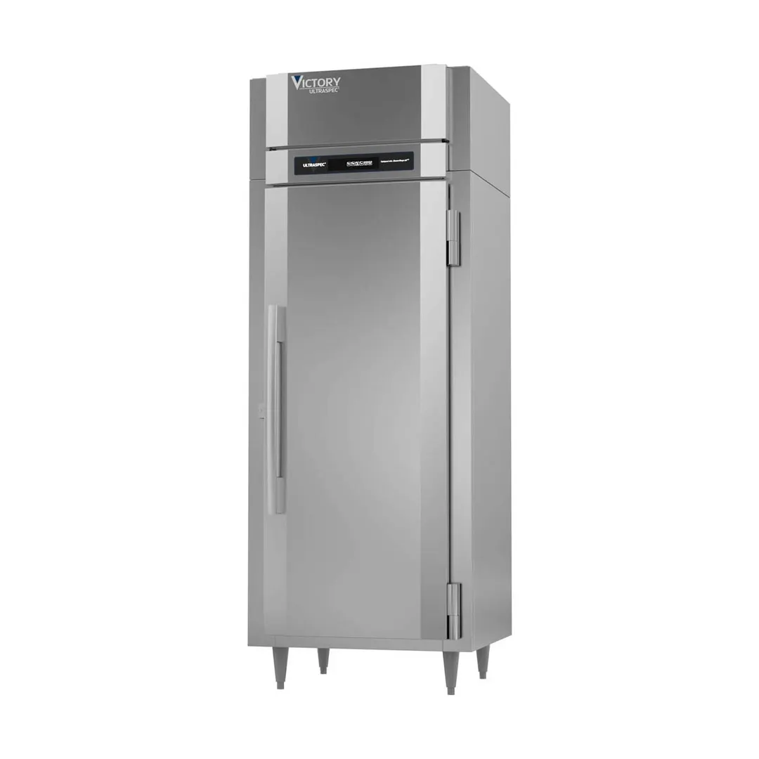 Victory FSA-1N-S1-HC 31.25" 1-Solid Door Reach-In Freezer, Top Mounted, 20 cu. ft., Stainless Steel Exterior, Aluminum Interior