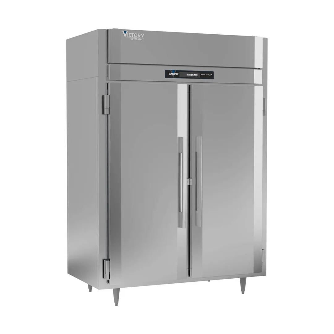 Victory FSA-2D-S1-EW-PT-HC 58" 4-Solid Door Pass-Thru Freezer, Top Mounted, 53 cu. ft.