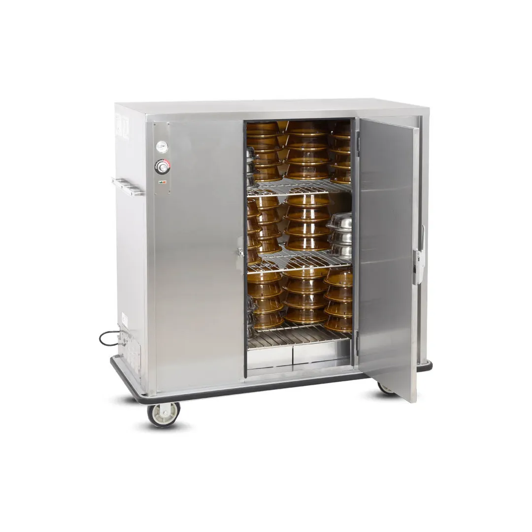 FWE A-120-XL 1-Door Heated Holding Cabinet, 55"-60" H, 120 Capacity, Stainless Steel, Electric, 6" Casters