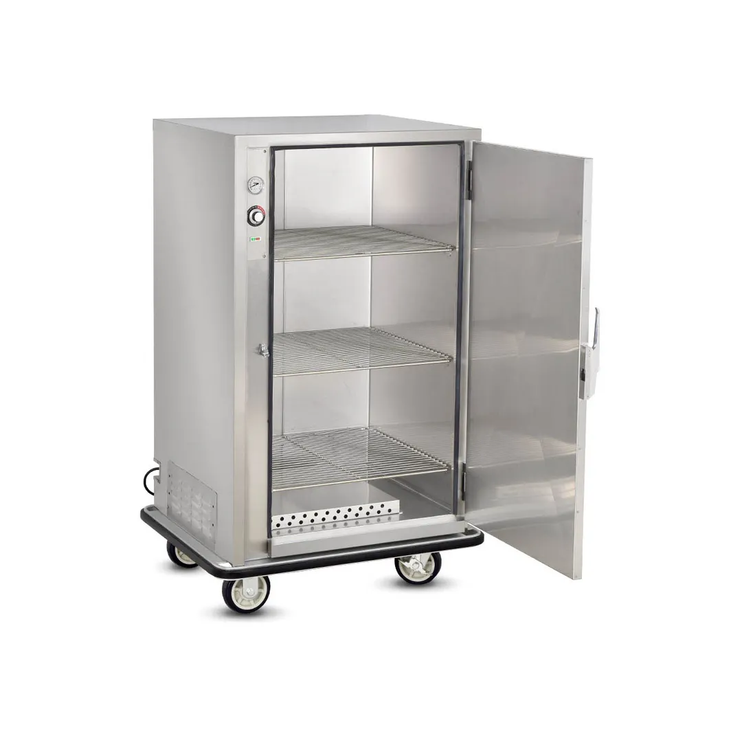 FWE A-60-XL 1-Door Heated Banquet Cabinet, 60 Plate Capacity, Stainless Steel, 6" Casters