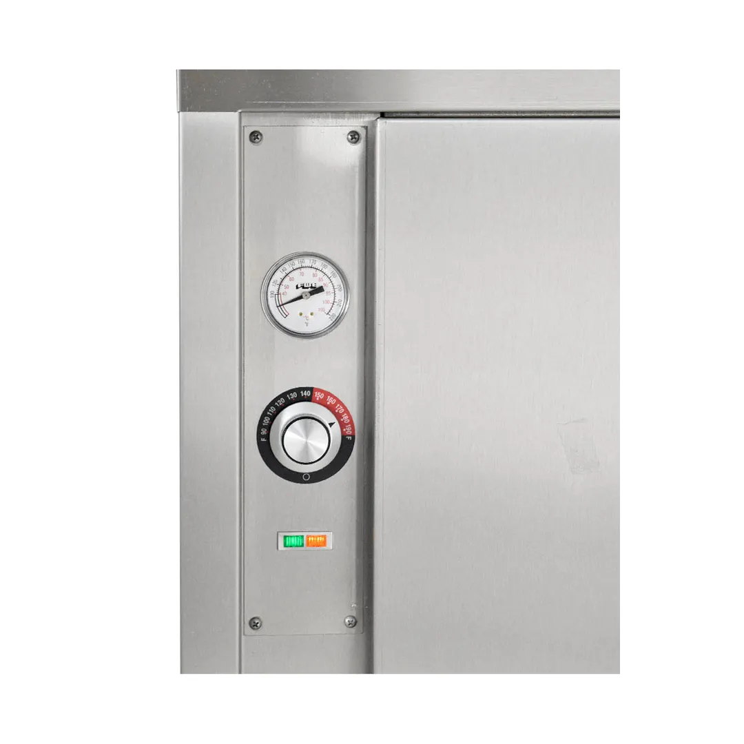 FWE A-60-XL 1-Door Heated Banquet Cabinet, 60 Plate Capacity, Stainless Steel, 6" Casters