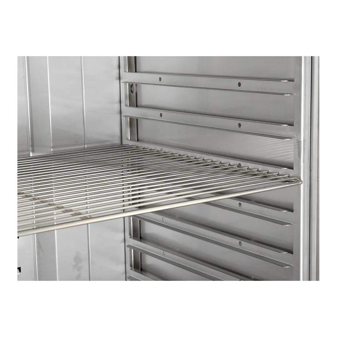 FWE BT-96120 96‑120 Plate Heated Banquet Cabinet, 2‑Door Steel, 73‑78” Height, Casters, 90‑190°F
