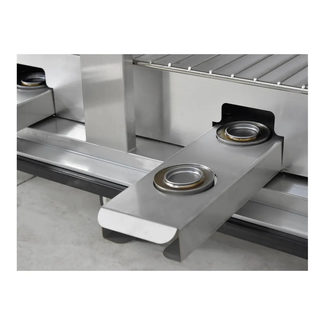 FWE E-1200 2-Door Heated Holding Cabinet, 120 Plate Capacity, 3 Shelves, Heat Drawer, 6" Casters