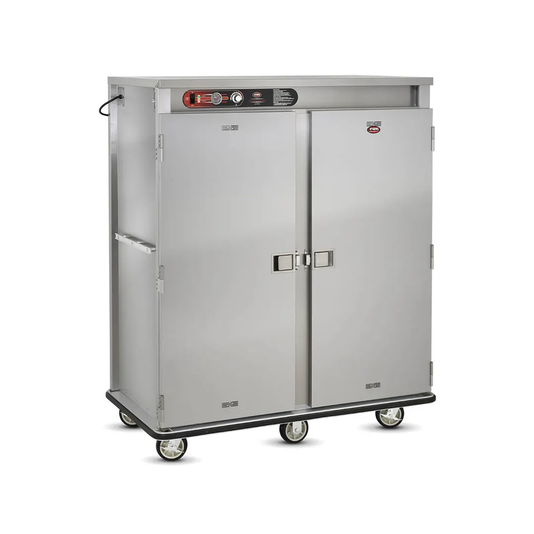 FWE E-1200-XXL Heated Cabinet 2‑Door 120‑144 Plate Capacity Heat Slide‑Out Drawer 3 Shelves UL/cUL