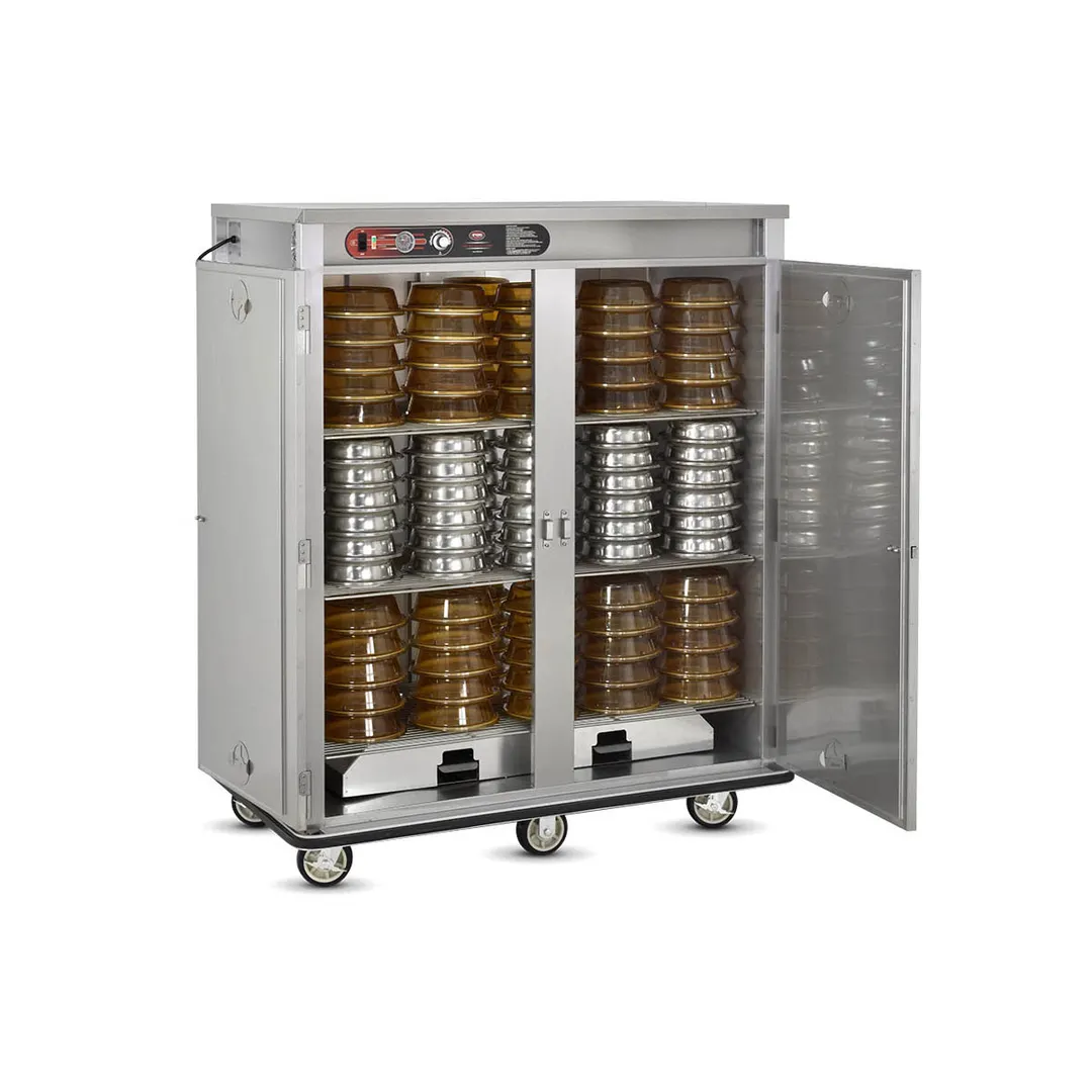 FWE E-1200-XXL Heated Cabinet 2‑Door 120‑144 Plate Capacity Heat Slide‑Out Drawer 3 Shelves UL/cUL