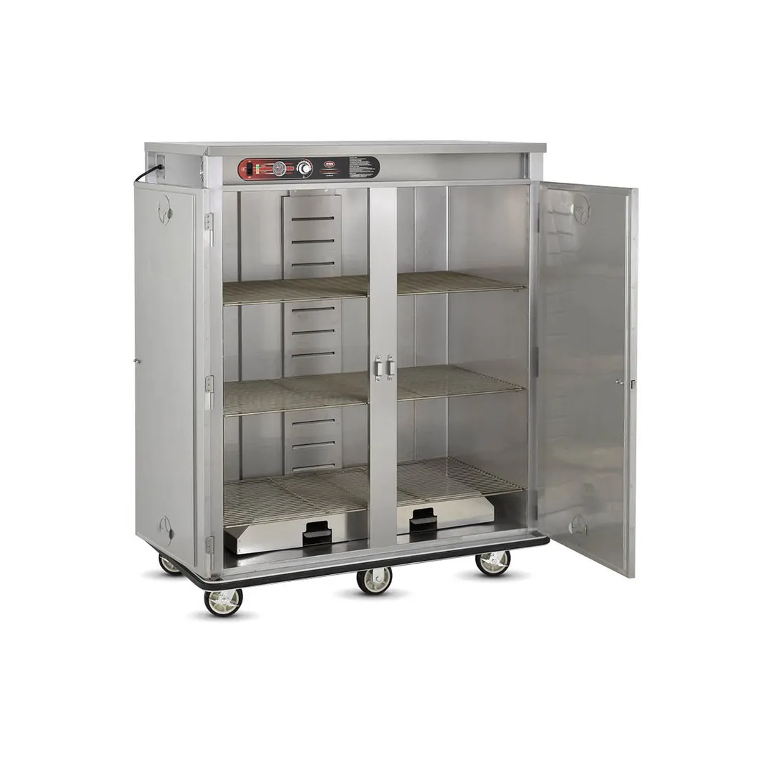 FWE E-1200-XXL Heated Cabinet 2‑Door 120‑144 Plate Capacity Heat Slide‑Out Drawer 3 Shelves UL/cUL