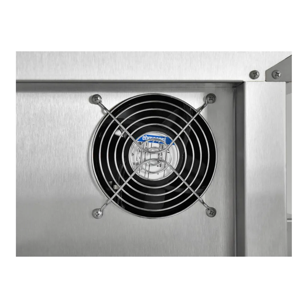 FWE E-600-XL 1-Door Heated Cabinet, 60‑72 Plates, 12‑3/8" Dia., Electric, 73‑78" H, Stainless Drawer