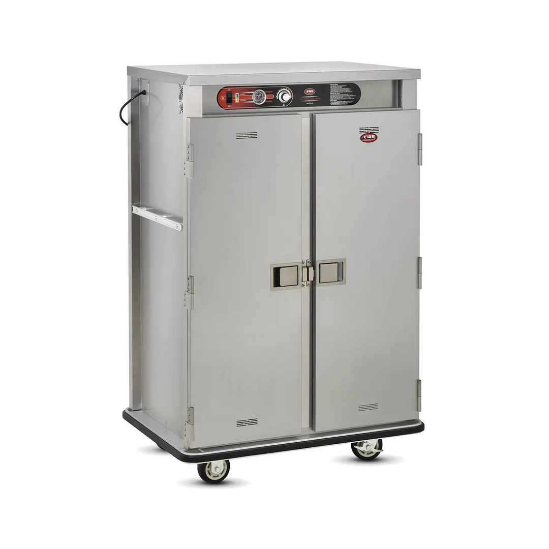 FWE E-720 1-Section 2-Door Holding Cabinet, 61"-66" Height, 72 Plate Capacity, Electric Forced Air