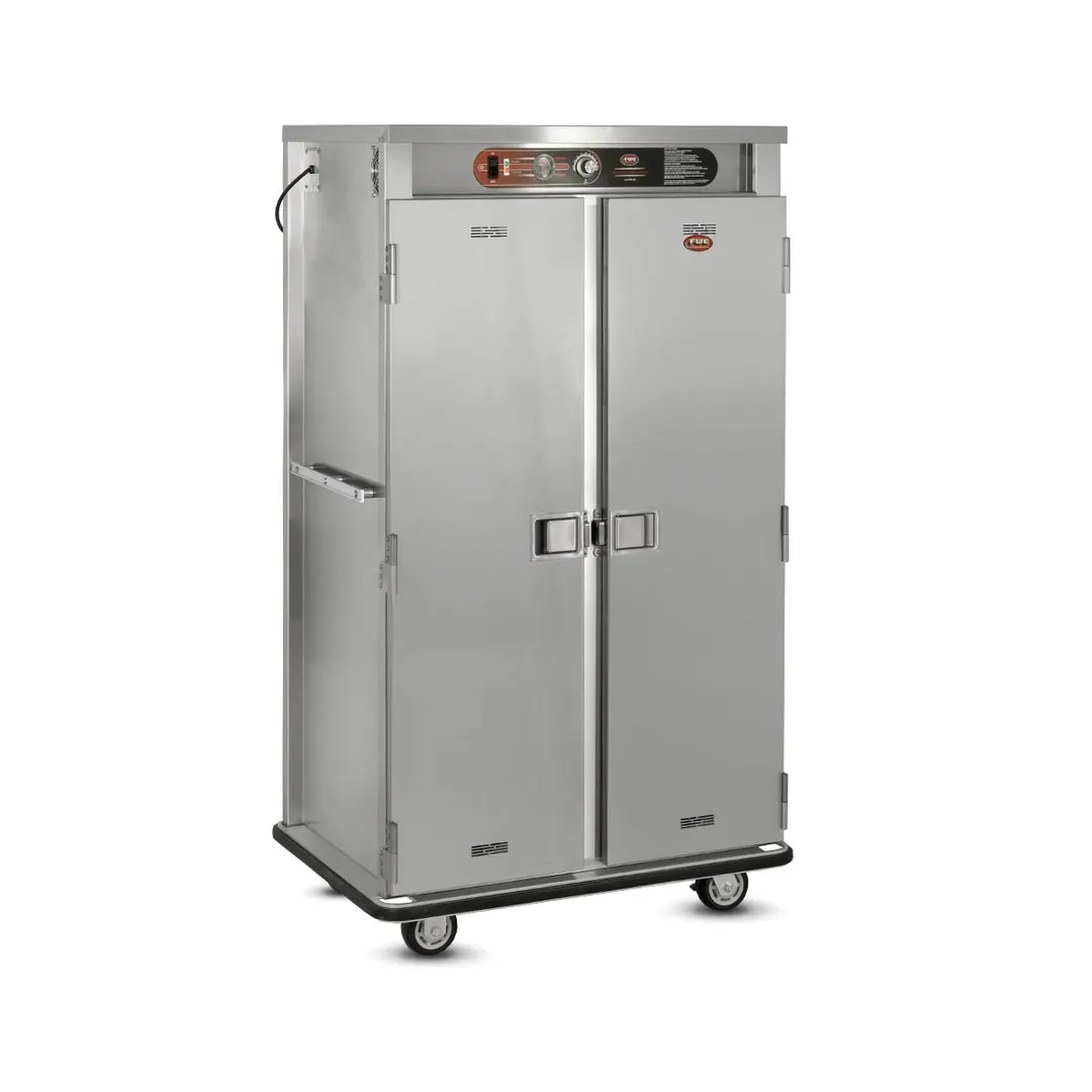FWE E-900 Full Height 2-Door Solid Heated Holding Cabinet, 90-108 Plates, 73"-78" Height, 3 Shelves