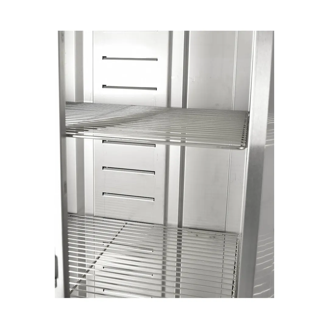 FWE E-900 Full Height 2-Door Solid Heated Holding Cabinet, 90-108 Plates, 73"-78" Height, 3 Shelves