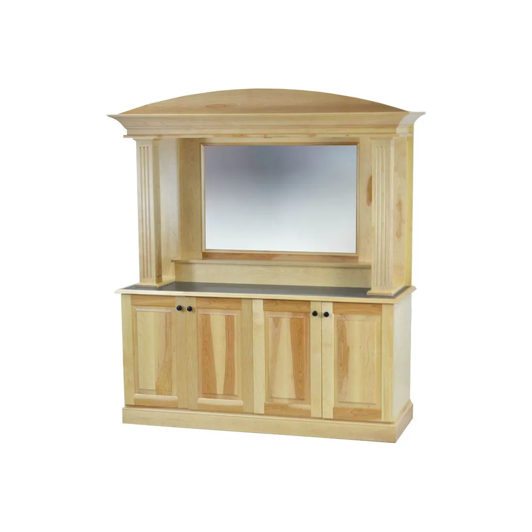 FWE ES-PSC-6 Executive Series-74" Portable Back Bar-Maple Wood Front