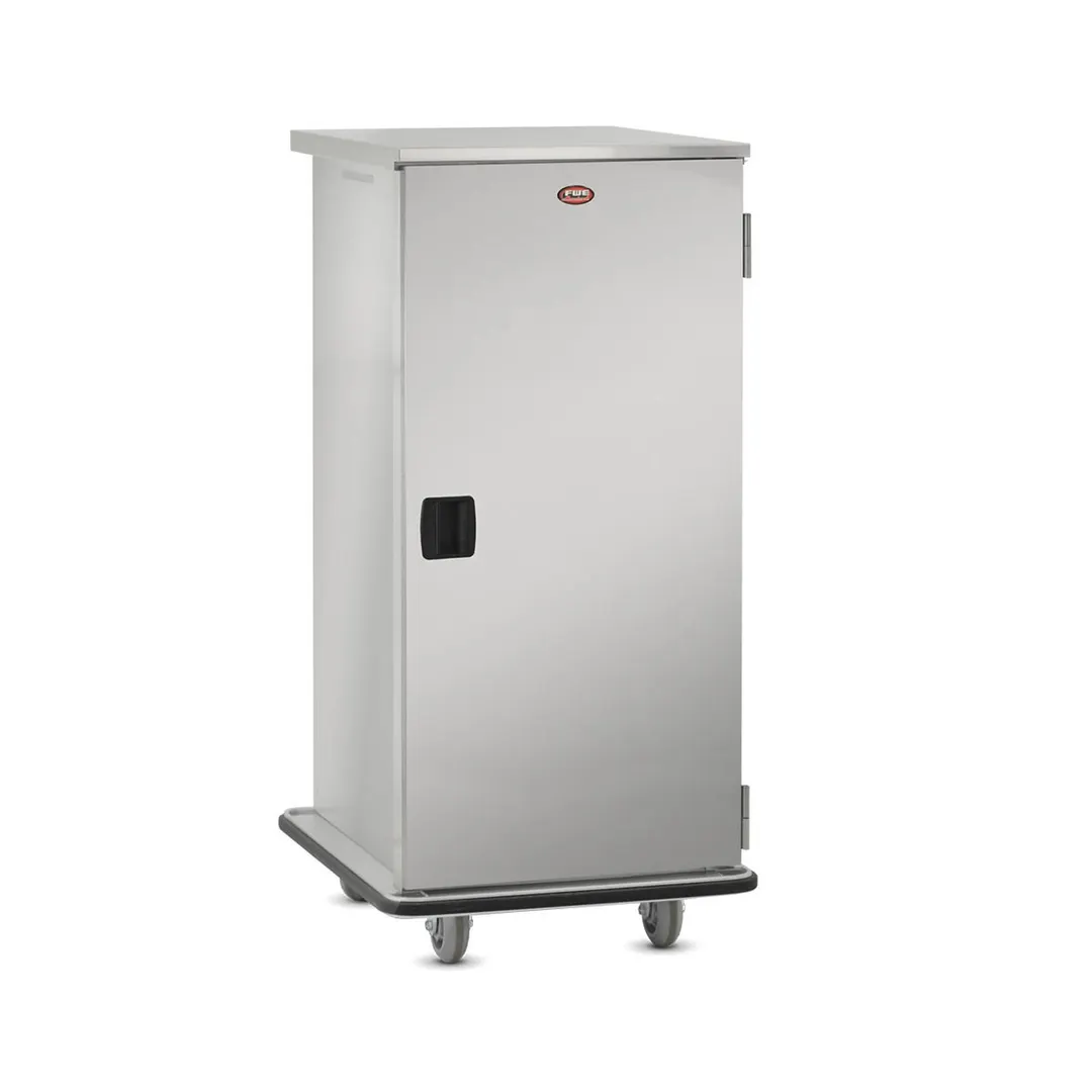 FWE ETC-1520-20 Stainless Steel 20 Tray Mobile Patient Meal Delivery Cart