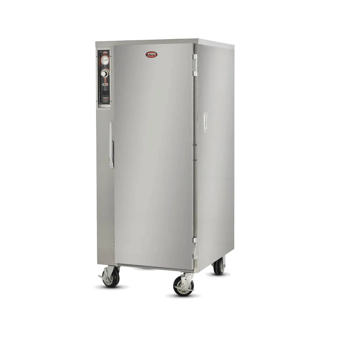 FWE ETC-1826-28HD 3/4 Height 1-Door Solid Stainless Steel Heated Holding Cabinet for 18"x26" Pans
