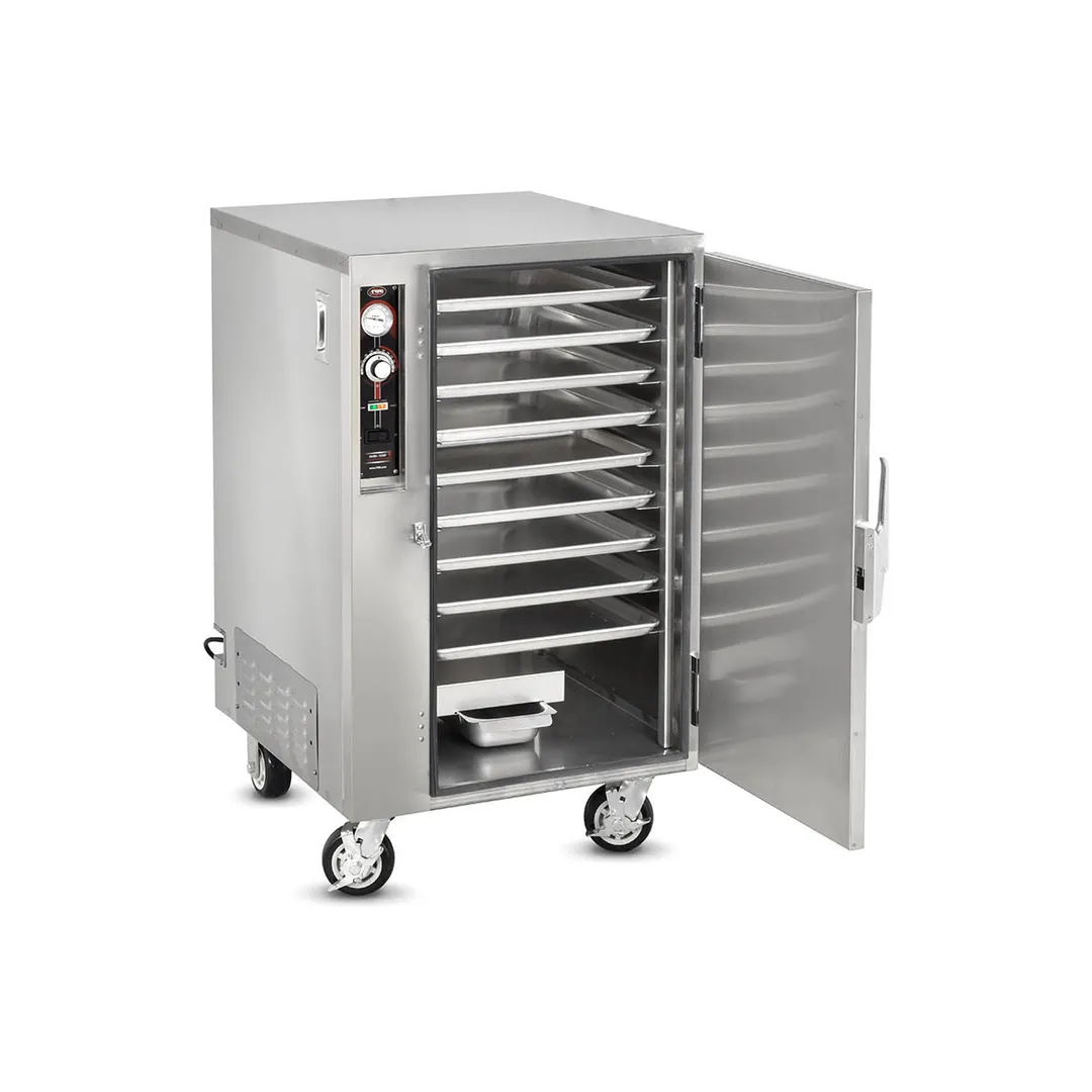 FWE ETC-1826-18HD "1/2 Height" 1-Door Solid Heated Holding Cabinet, 9-Pan, Stainless Steel, 43"-48" Tall