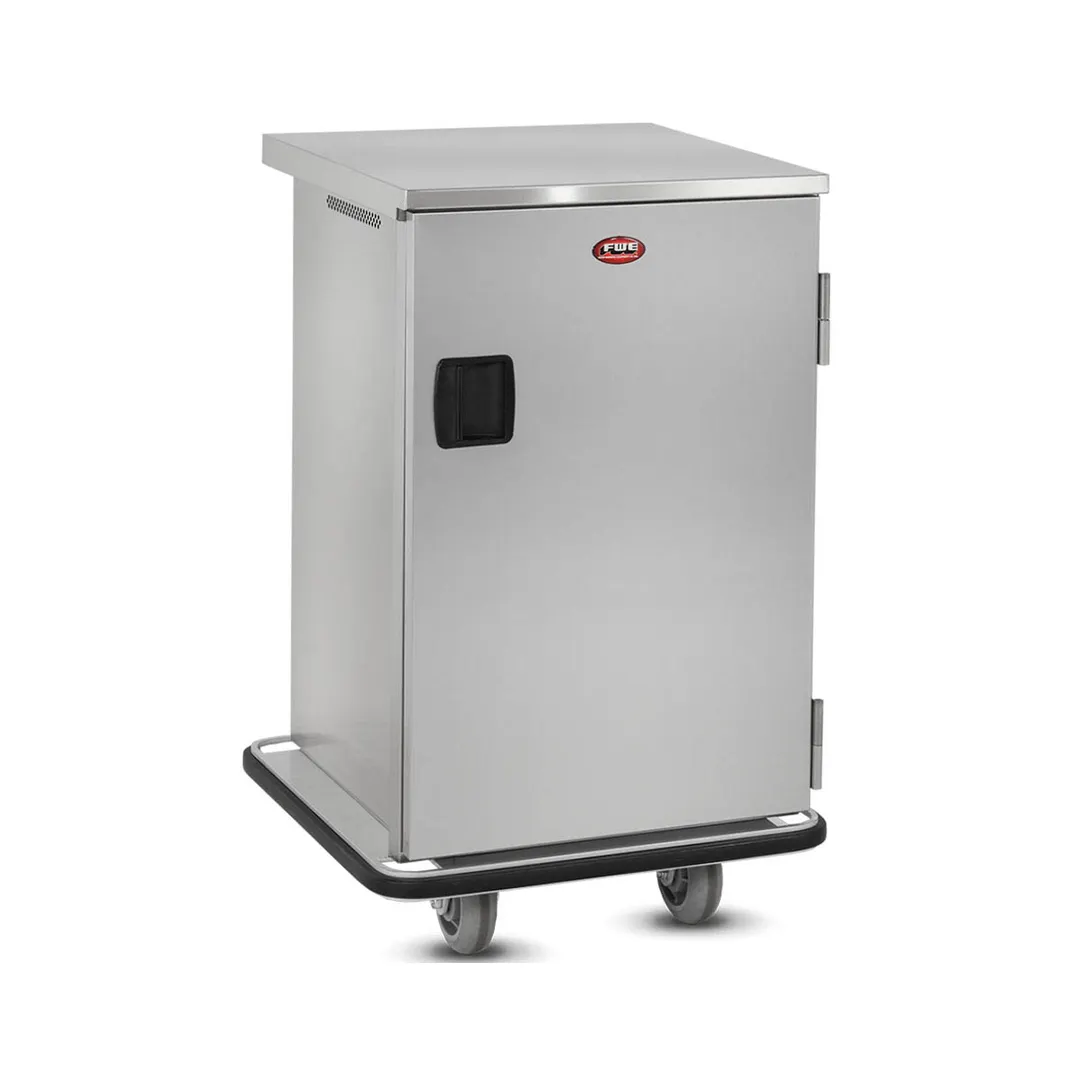 FWE ETC-6 Stainless Steel 6 Tray Mobile Patient Meal Delivery Cart