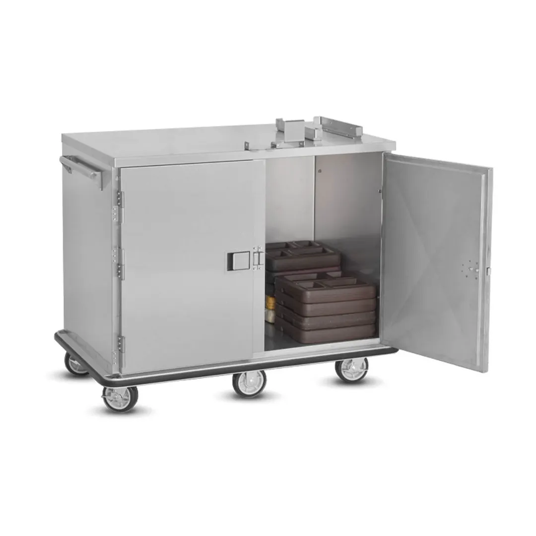 FWE ETC-UA-14INS Enclosed Transport Insulated Food Pan Cabinet w/ 14 Pan Capacity, Half Height