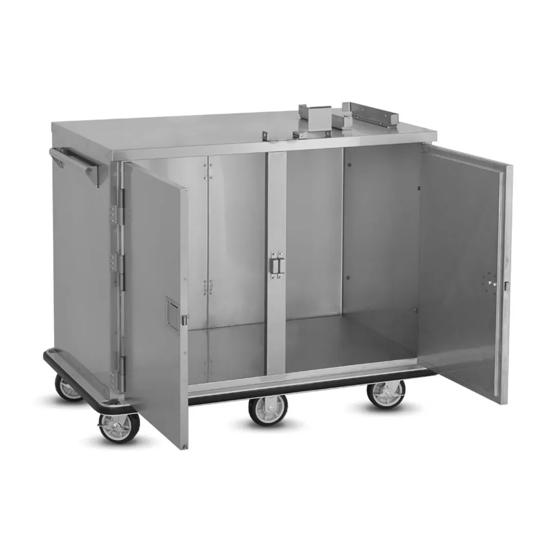 FWE ETC-UA-14INS Enclosed Transport Insulated Food Pan Cabinet w/ 14 Pan Capacity, Half Height