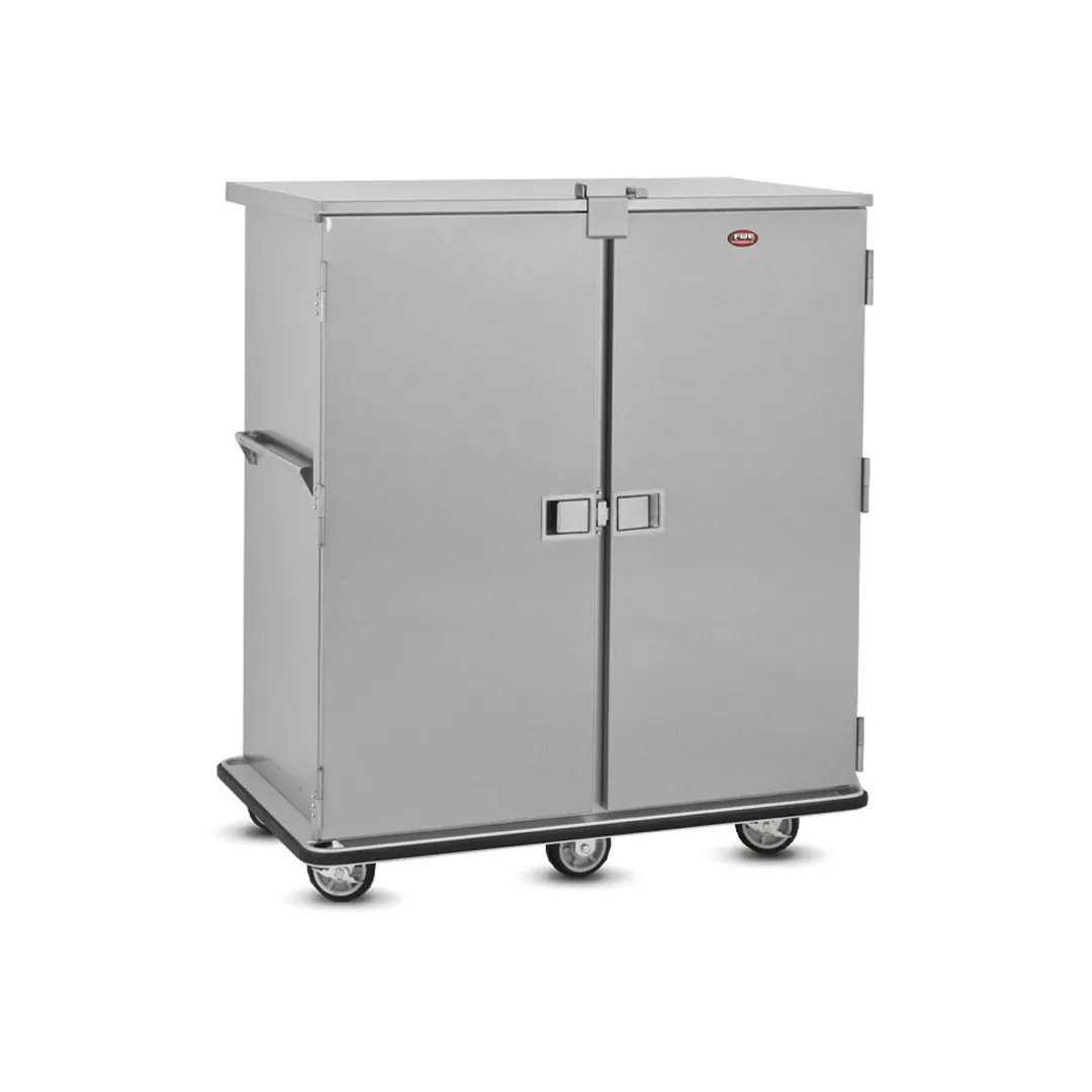 FWE ETC-UA-22 22 Pan Stainless Steel Full Height Bun / Food Pan Enclosed Transport w/ 4-1/2" Bottom Load Slides