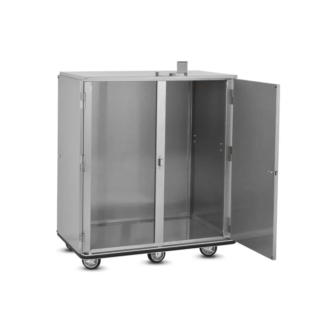 FWE ETC-UA-22 22 Pan Stainless Steel Full Height Bun / Food Pan Enclosed Transport w/ 4-1/2" Bottom Load Slides