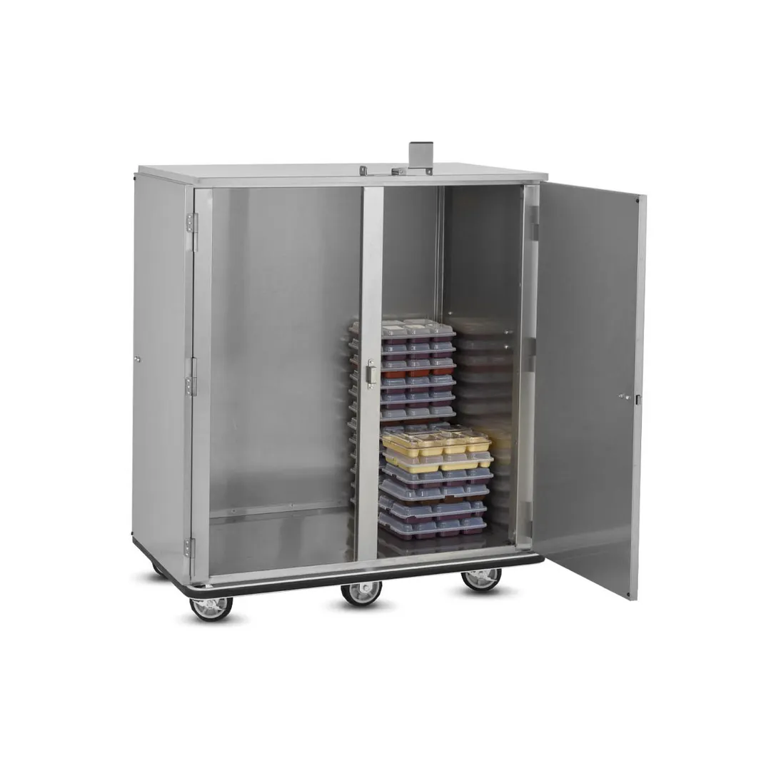 FWE ETC-UA-22 22 Pan Stainless Steel Full Height Bun / Food Pan Enclosed Transport w/ 4-1/2" Bottom Load Slides