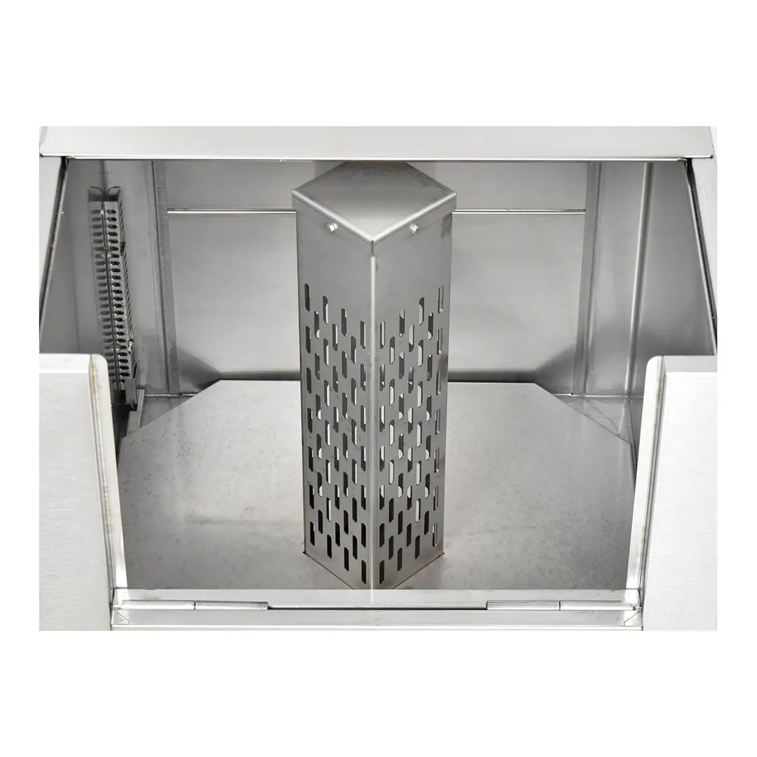 FWE HDC-200-11 Stainless Steel Insulated Enclosed Heated Dish Storage Cart for 11" Diameter Plate
