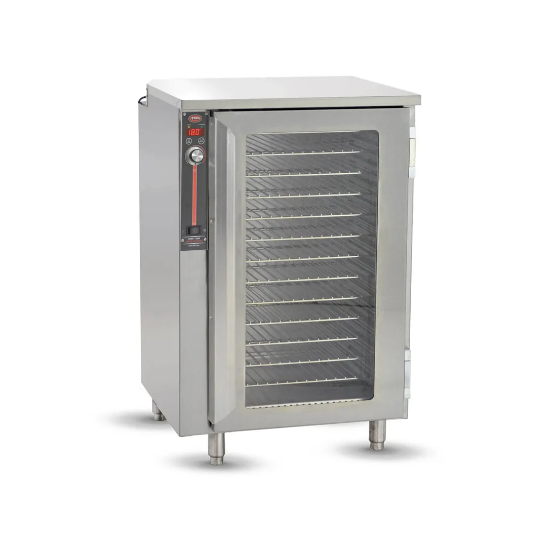 FWE HLC-1717-13 Pizza Holding Cabinet, 13‑Shelf 17" Box Capacity, Thermostat, Lexan Door, 4" Legs