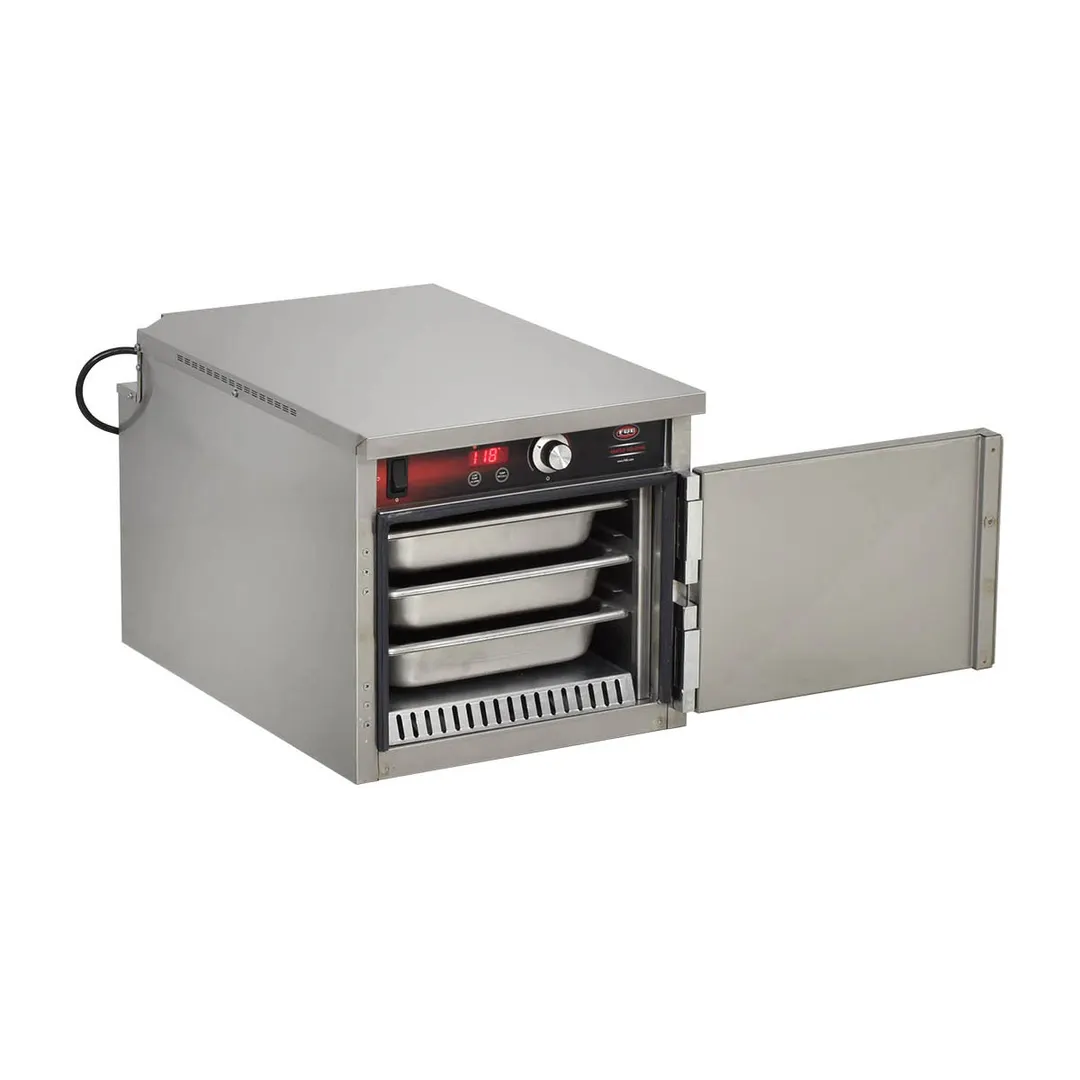 FWE HLC-3 Countertop Heated Holding Cabinet, 1 Compartment, Stainless Steel Exterior, 16.5"H, Thermostatic Control