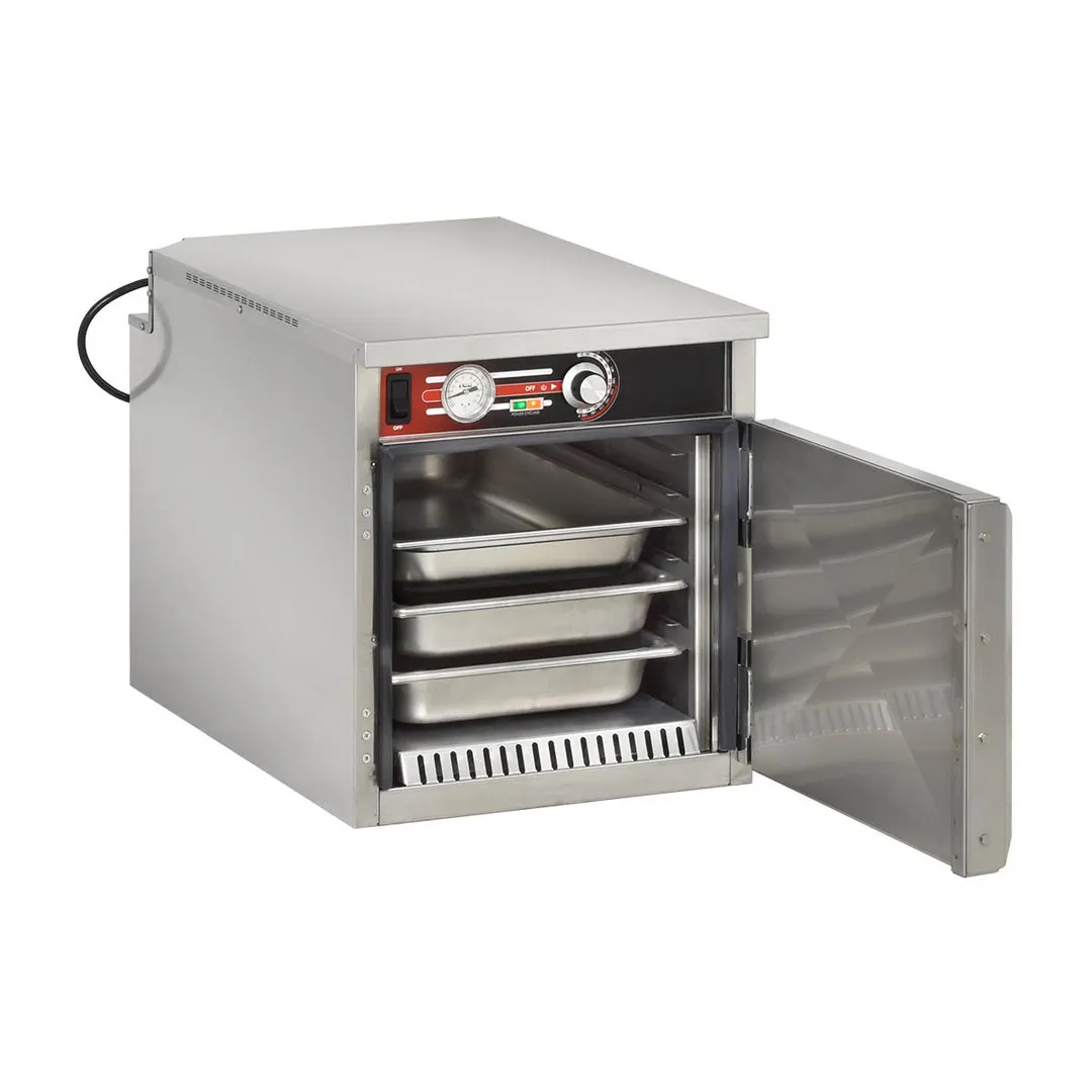 FWE HLC-4 Countertop Heated Holding Cabinet, 1-Compartment, 19"H, Stainless Steel Exterior, Thermostatic Control