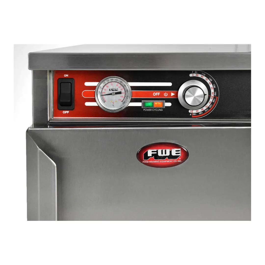 FWE HLC-4 Countertop Heated Holding Cabinet, 1-Compartment, 19"H, Stainless Steel Exterior, Thermostatic Control