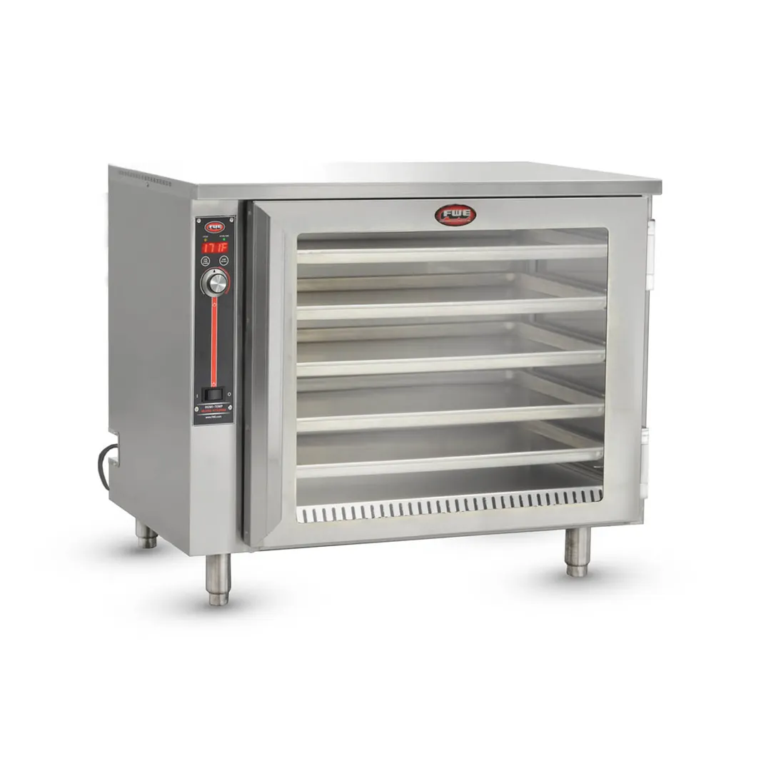 FWE HLC-SL1826-5 Countertop Heated Holding Cabinet, 5-Tray, Stainless Steel, Lexan Door, Radiant Heat