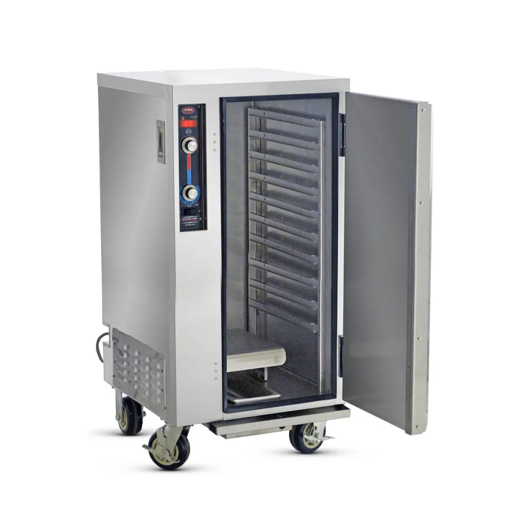 FWE MT-1220-10 Heated Holding Cabinet, 1-Section, 1-Door, Solid Door, 10-Pan (12"x20"x2.5") 43-48" Height, Stainless Steel