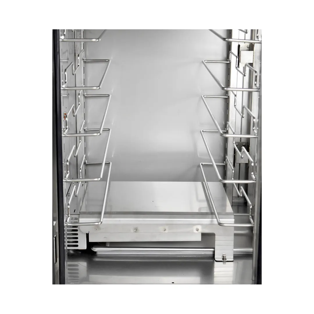 FWE MT-1826-14 2-Section 2-Door Heated Holding Cabinet, Stainless Steel, 12-Pan (12" x 20") Capacity, Adjustable Slides