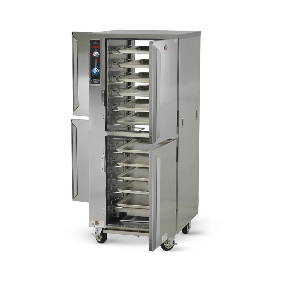 FWE MT-1826-18 Full Height 1-Door Solid Heated Holding Cabinet, 12-Pan Capacity, Stainless Steel
