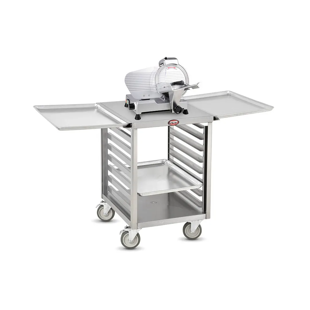 FWE OTR-15-MSWT Equipment Stand with Wing Table, Mobile, 25-1/2"W, (15) Slides