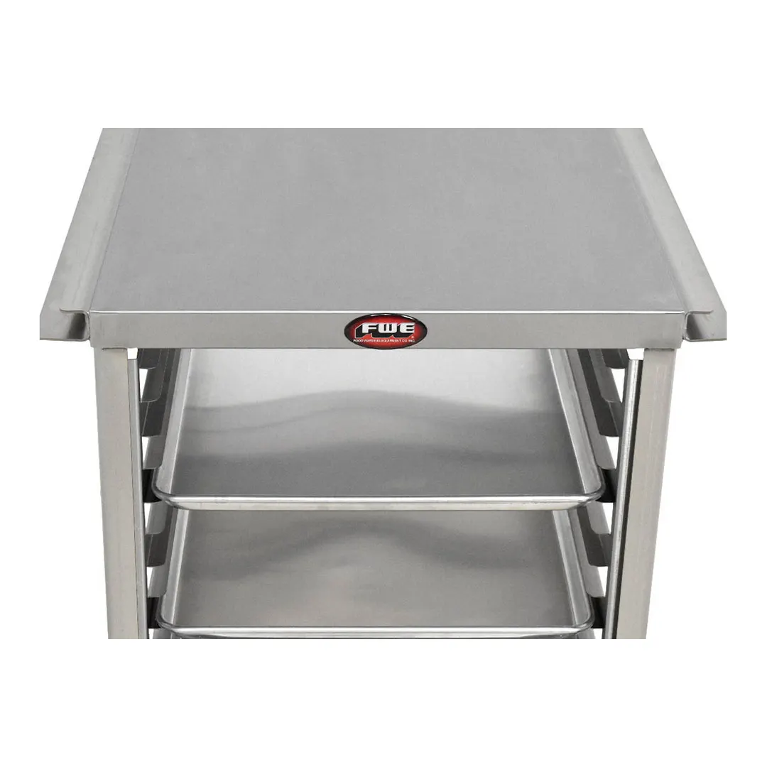 FWE OTR-15-MSWT Equipment Stand with Wing Table, Mobile, 25-1/2"W, (15) Slides