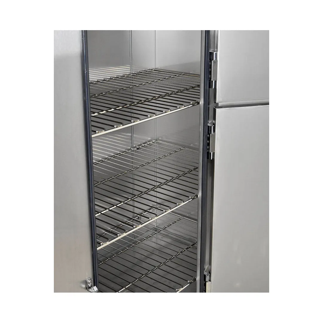 FWE P-200 1-Section 2-Door Solid Heat Banquet Cabinet 67"–72" Height, 200 Plate Capacity, Stainless