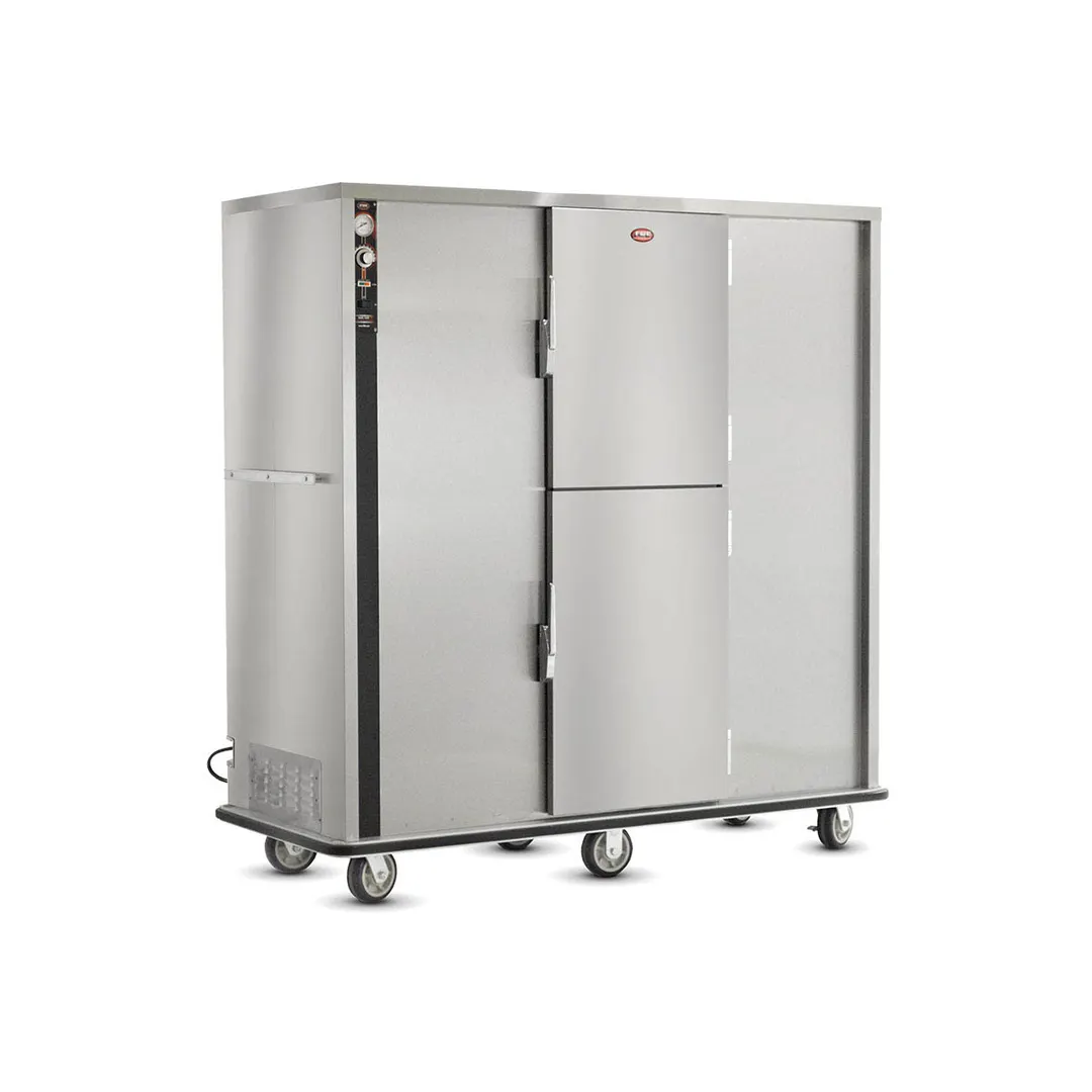 FWE P-200-XL 1-Section 2-Door Heated Holding Cabinet, 200 Plate Capacity, Stainless, Humi-Temp Heat