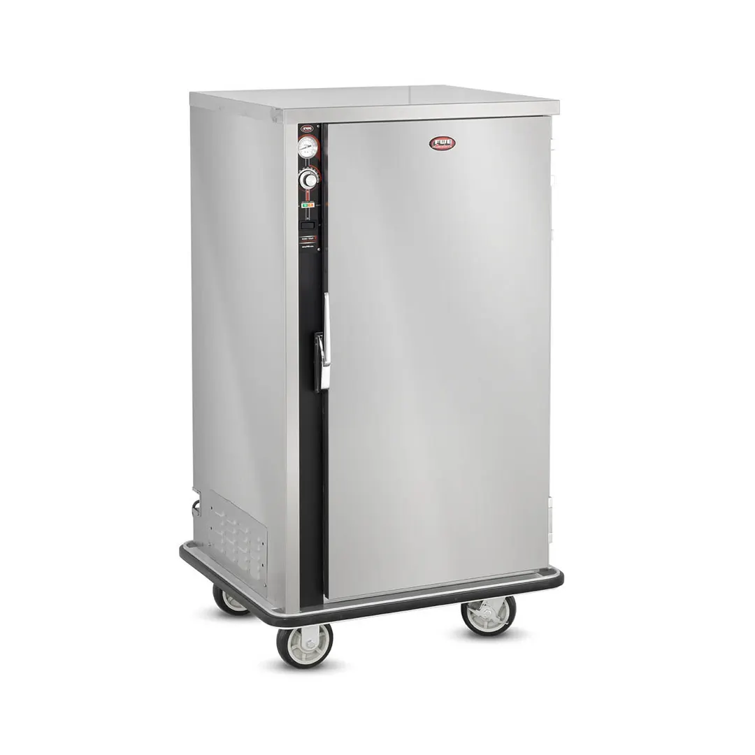 FWE P-60-XL 1Sec 1-Door Heated, 55"-60" H, 60 Plates, Elec Heat, Humid Ctrl, Stainless, 3 Shelves