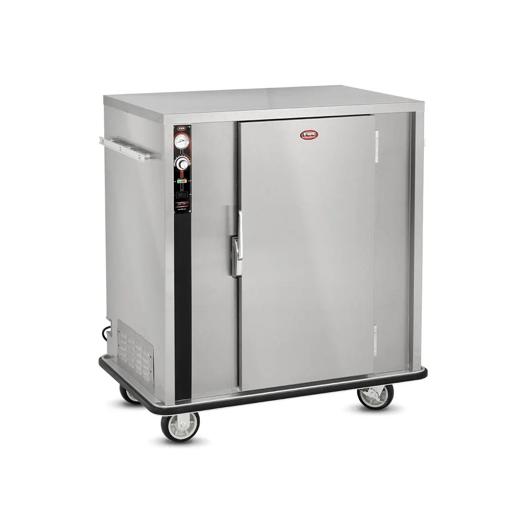 FWE P-72-XL 1-Section 1-Door Holding, 49"-54" H, 72 Plate Capacity, Humidity‑Temp Heat, 6" Casters
