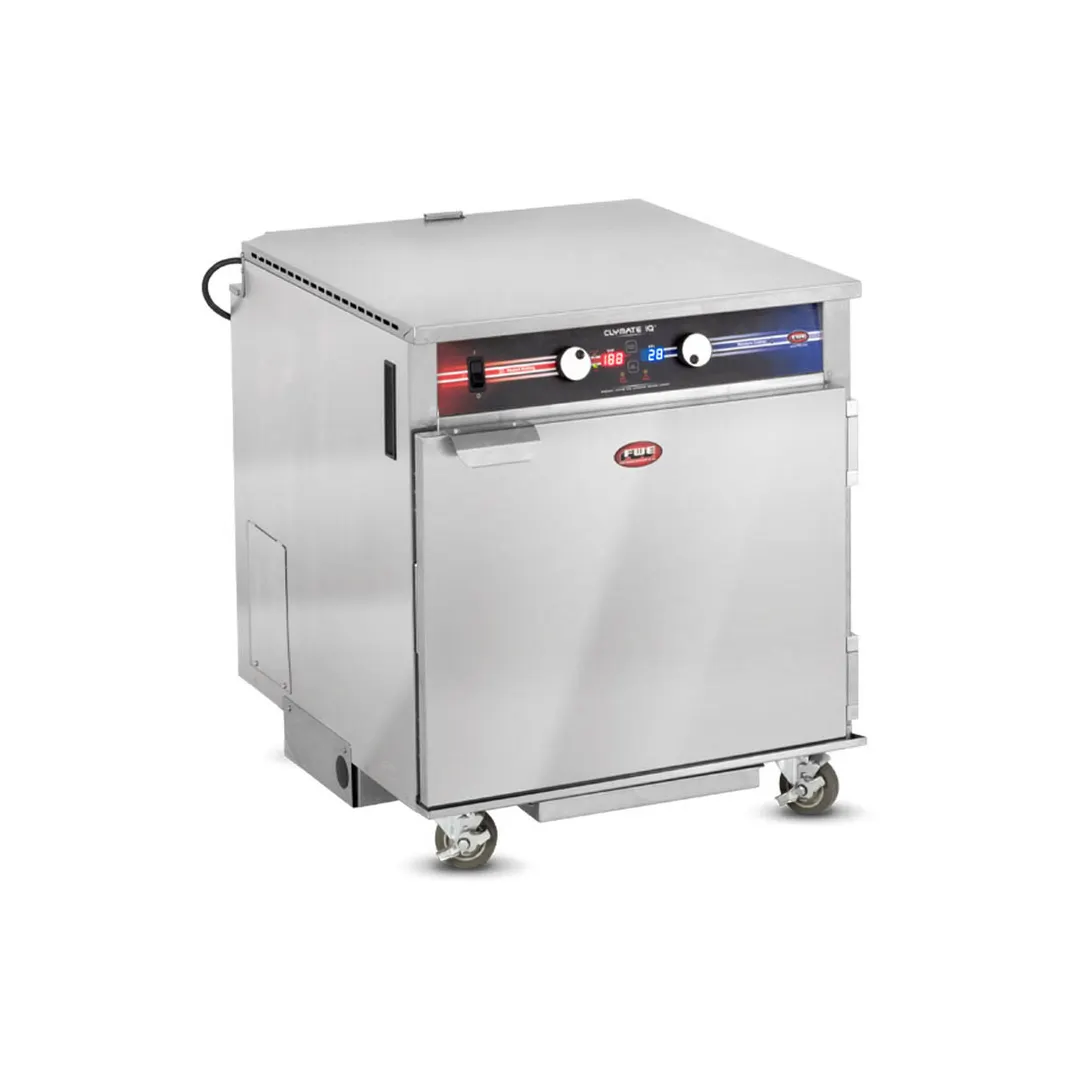 FWE PHTT-4-CV 1-Section Heated Holding Cabinet, 31"-36" H, Stainless Steel, 4×18"×26" or 8×12"×20" Tray Capacity, Clymate IQ®