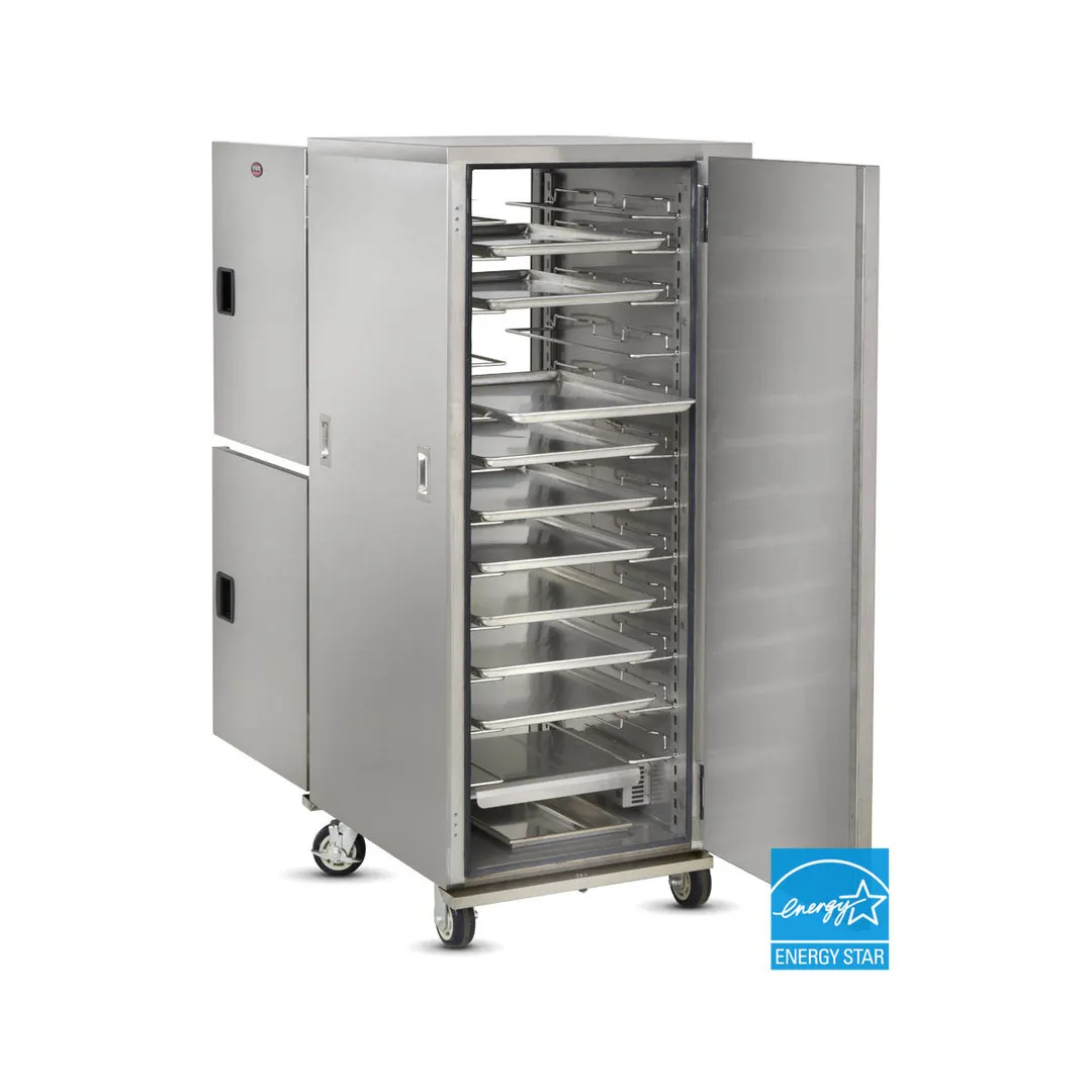 FWE PHU-12P Mobile Full Height İnsulated Heated/Proofing Cabinet (2) Stainless Steel Doors 1 section w/1 compartment