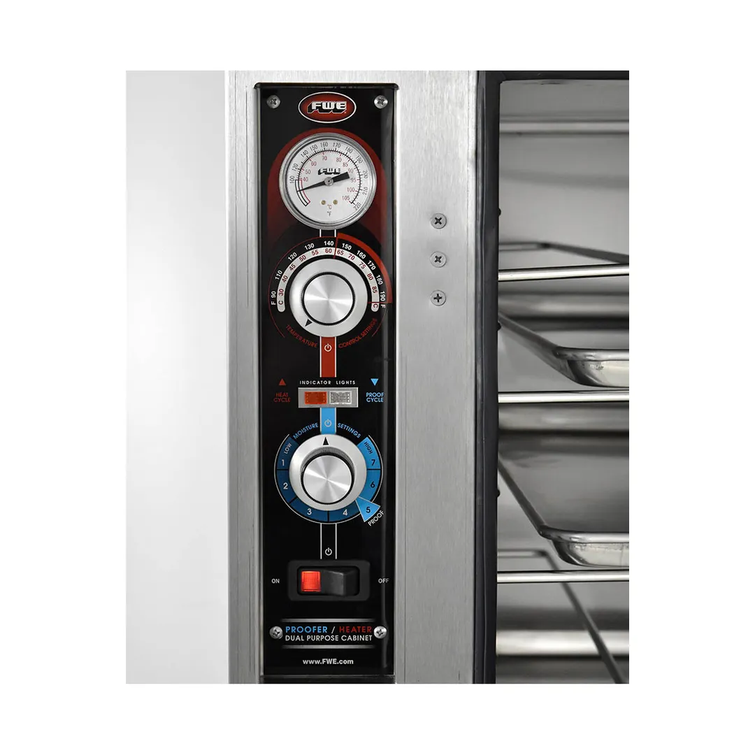 FWE PHU-12P Mobile Full Height İnsulated Heated/Proofing Cabinet (2) Stainless Steel Doors 1 section w/1 compartment
