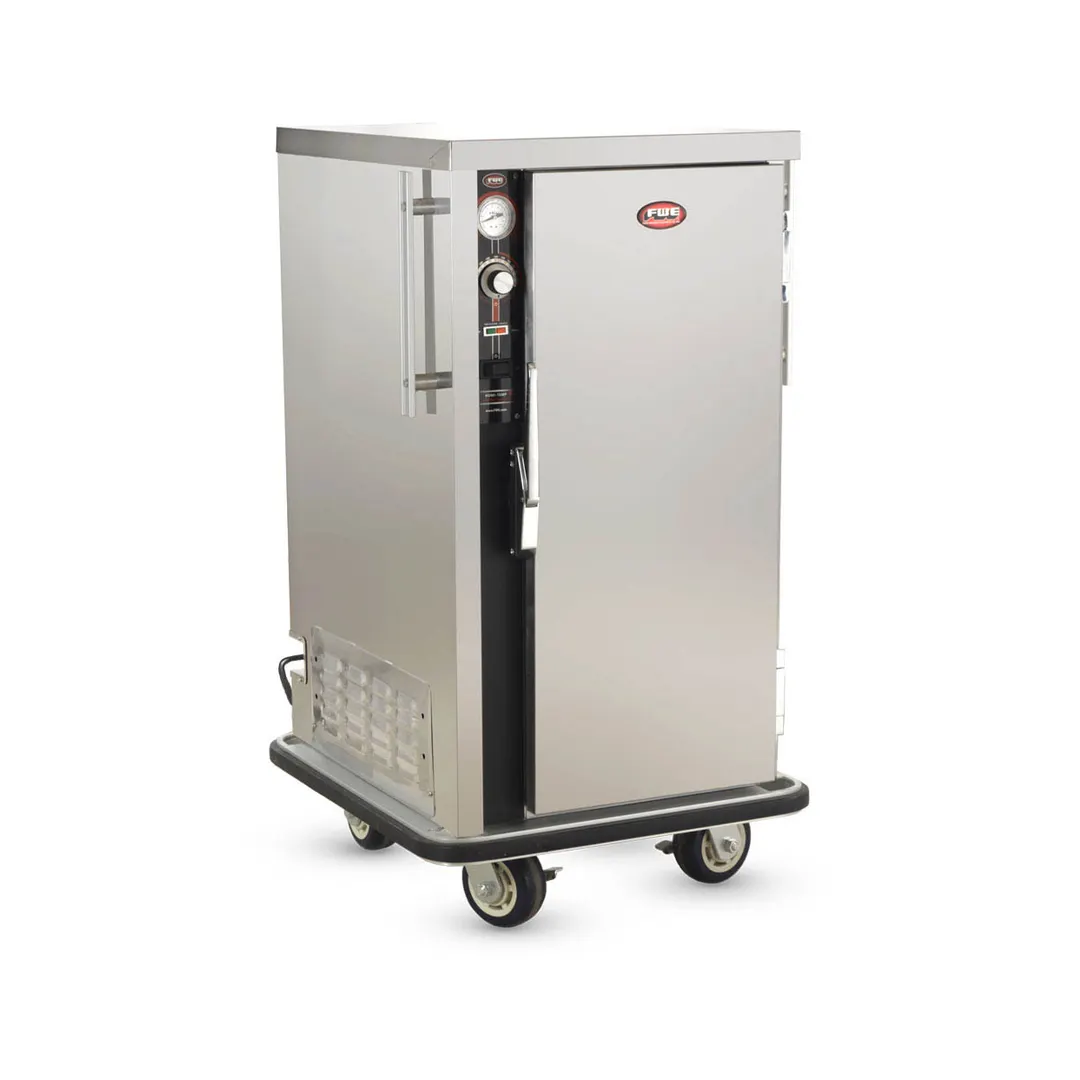 FWE PS-1220-10 Mobile Heated Holding Cabinet, 1-Section, 1-Door, Stainless Steel, 10-Pan 12"x20" Capacity