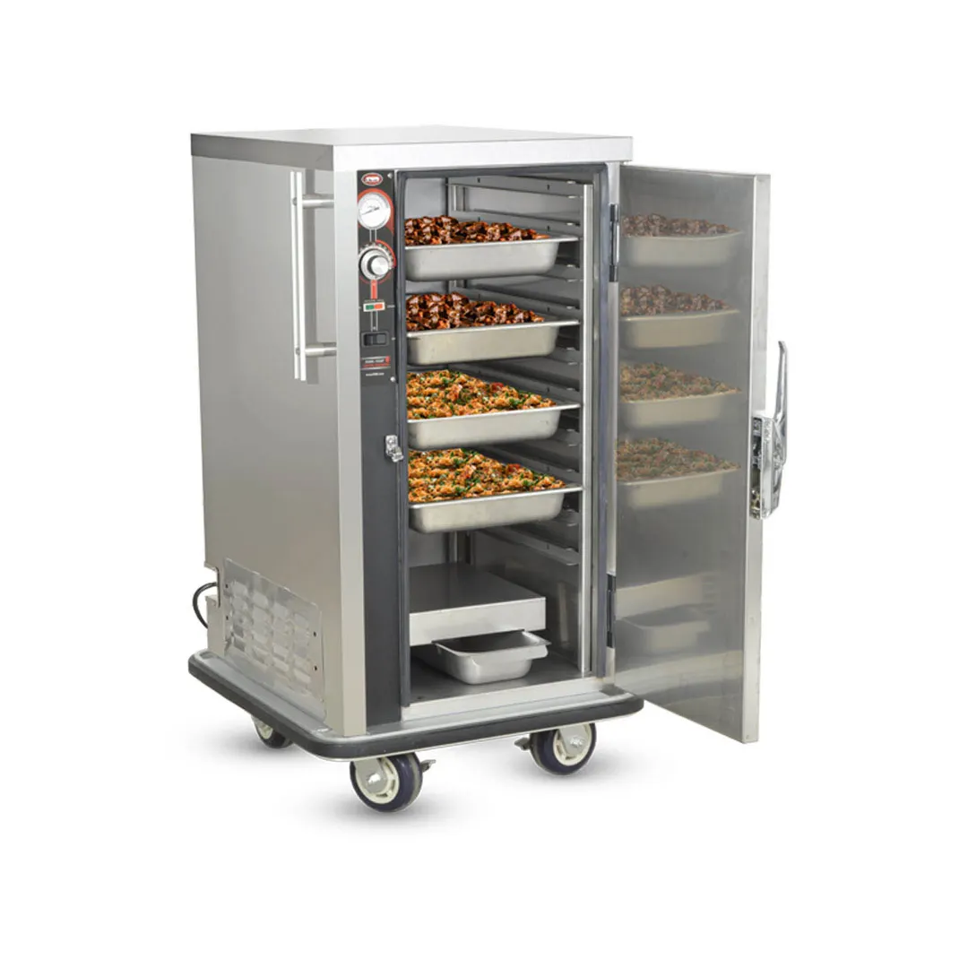 FWE PS-1220-10 Mobile Heated Holding Cabinet, 1-Section, 1-Door, Stainless Steel, 10-Pan 12"x20" Capacity