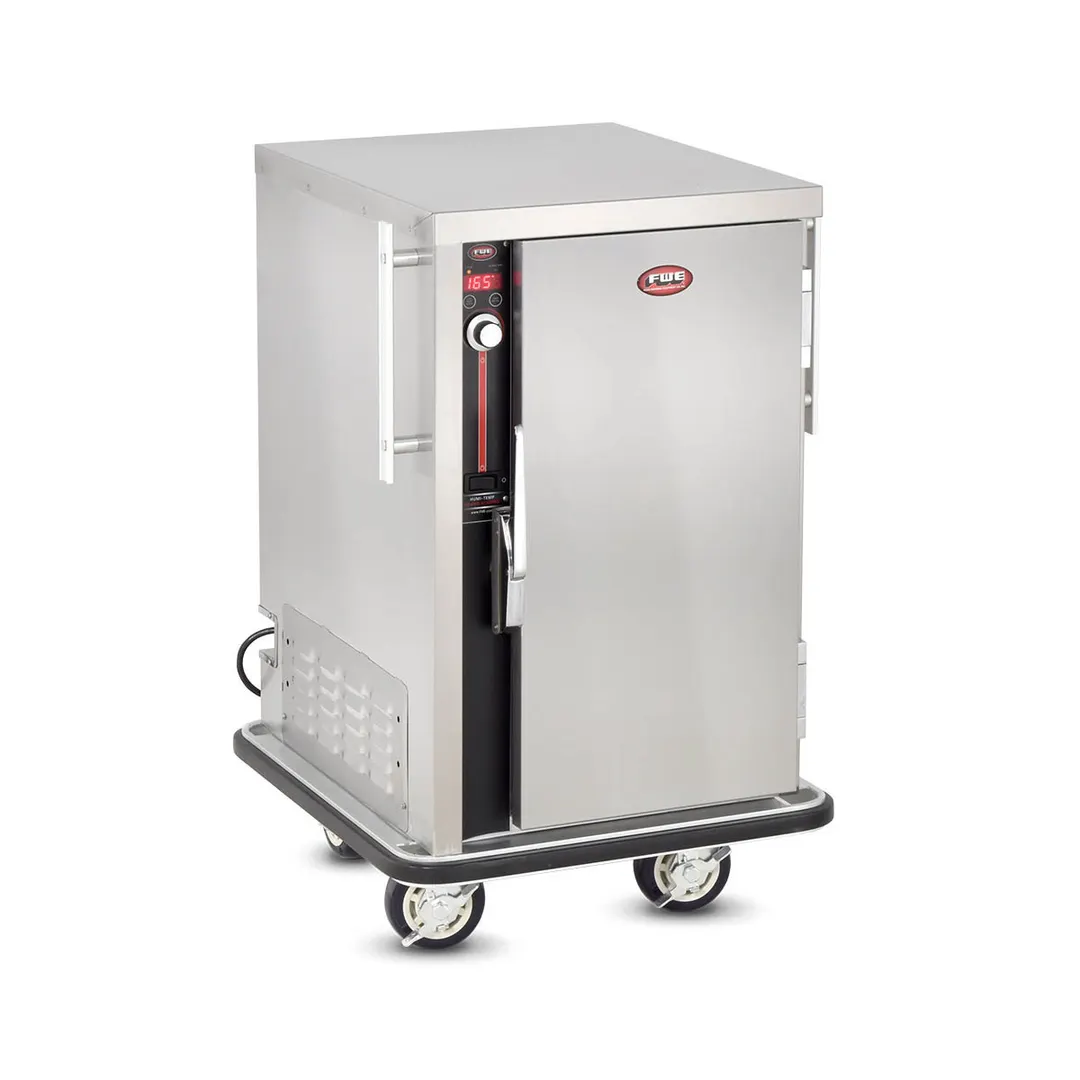 FWE PS-1220-8 "Full Height" 1-Door Solid Heated Holding Cabinet, Stainless Steel, 8-Pan Capacity